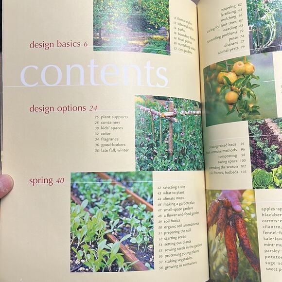 Edible Garden Sunset PB Book Gardening Vegetables Berries Fruit Trees More - Picture 5 of 6